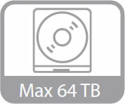 max 64 tb